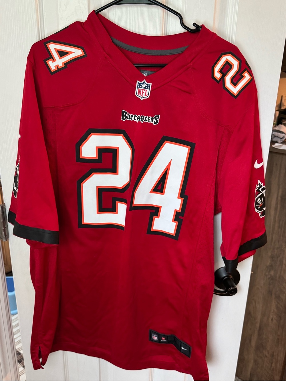 Nike Red Tampa Bay Buccaneers Darelle Revis #24 Football Jersey